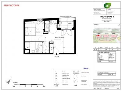 Louer Appartement 38 m2 Angers