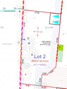 Acheter Terrain 495 m2 Bernieres-sur-mer