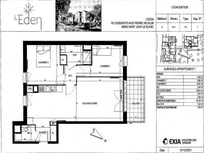 Annonce Location 3 pi�ces Appartement Saint-jean-le-blanc 45