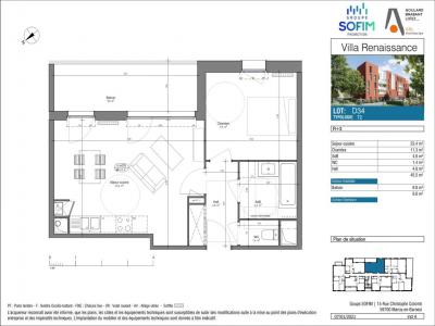 For rent Ronchin 2 rooms 45 m2 Nord (59790) photo 1