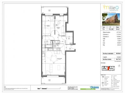 Annonce Location 3 pi�ces Appartement Marquette-lez-lille 59