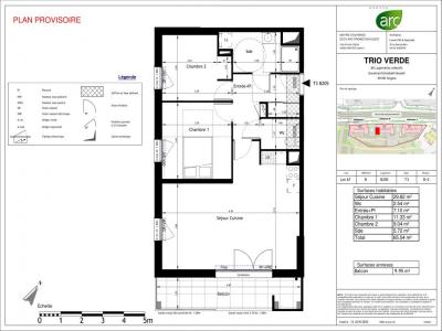 Louer Appartement 65 m2 Angers