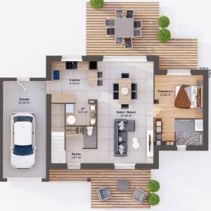 Acheter Maison 106 m2 Cleres