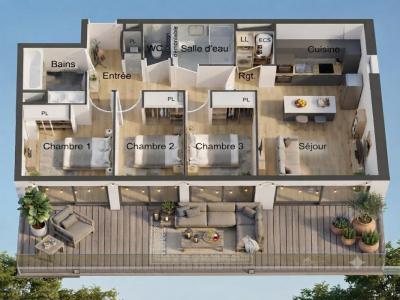 Acheter Appartement 85 m2 Valras-plage