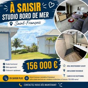Annonce Vente 2 pi�ces Appartement Saint-francois 971