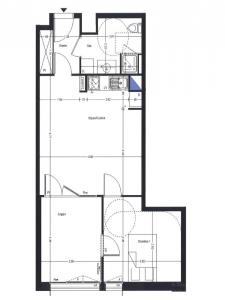 For rent Reze 2 rooms 44 m2 Loire atlantique (44400) photo 0