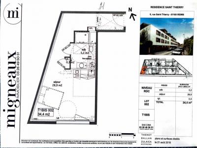 Louer Appartement 34 m2 Reims