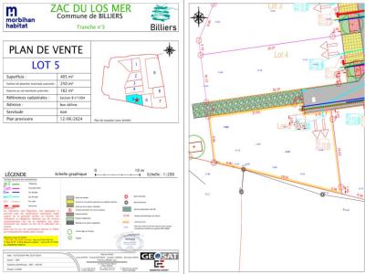 Annonce Vente Terrain Billiers 56