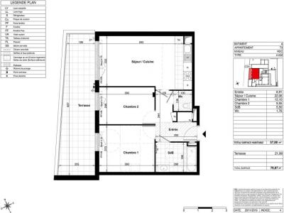 Annonce Location 3 pi�ces Appartement Bois-d'arcy 78