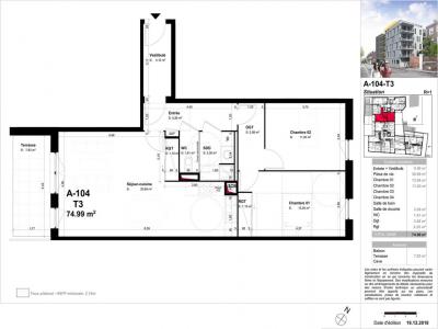 For rent Sotteville-les-rouen 3 rooms 74 m2 Seine maritime (76300) photo 4