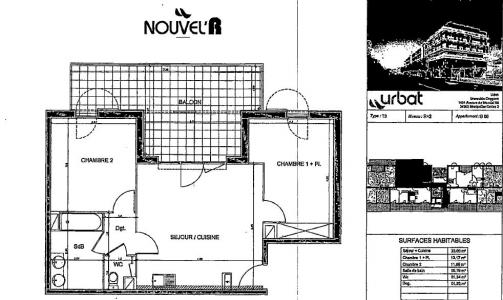 Louer Appartement 57 m2 Montpellier