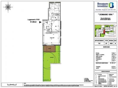 Louer Appartement Saint-max 780 euros