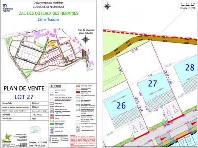 Annonce Vente Terrain Ploemel 56