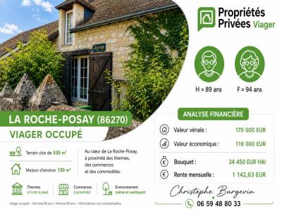 Life-annuity Roche-posay 4 rooms 130 m2 Vienne (86270) photo 1