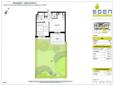 Annonce Location 2 pi�ces Appartement Huningue 68