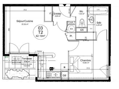 Annonce Location 2 pi�ces Appartement Saint-priest 69