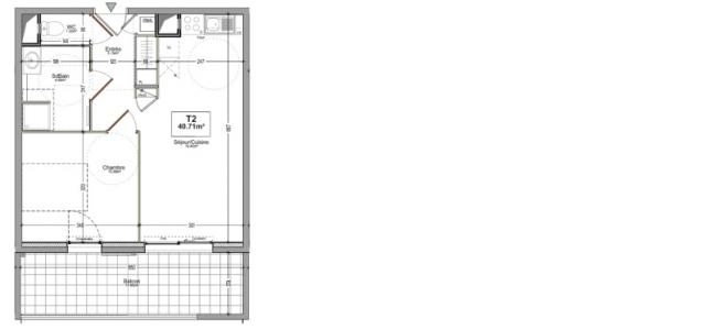 For rent Cluses 2 rooms 40 m2 Haute savoie (74300) photo 1