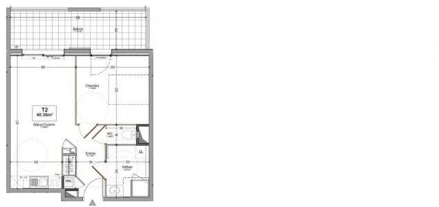 For rent Cluses 2 rooms 40 m2 Haute savoie (74300) photo 1