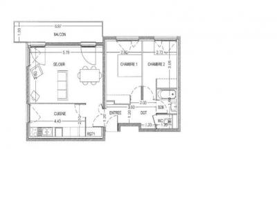 Annonce Location 3 pi�ces Appartement Grenoble 38
