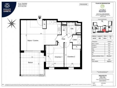 Annonce Location 3 pi�ces Appartement Cholet 49