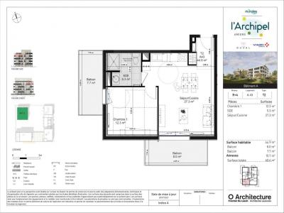 Louer Appartement 44 m2 Amiens