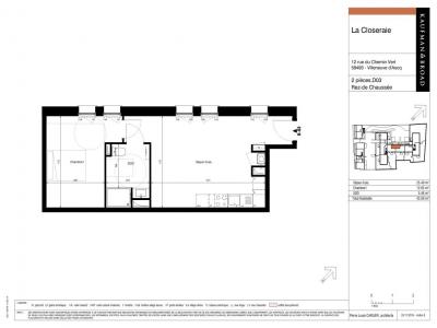 For rent Villeneuve-d'ascq 2 rooms 44 m2 Nord (59491) photo 1