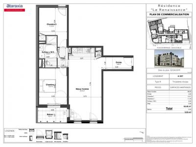 Louer Appartement Tours 824 euros