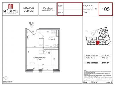Annonce Location Appartement Amiens 80