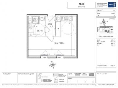 For rent Bouguenais 1 room 26 m2 Loire atlantique (44340) photo 4