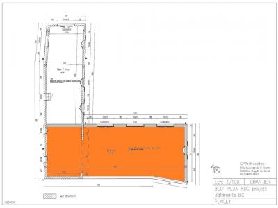 Louer Local commercial 134 m2 Plailly