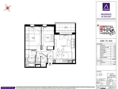 For rent Avignon 3 rooms 67 m2 Vaucluse (84000) photo 0
