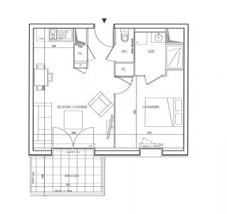 Louer Appartement Chapelle-sur-erdre 621 euros