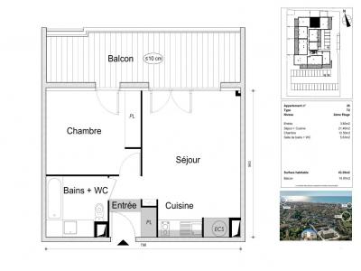 Annonce Vente 2 pi�ces Appartement Valras-plage 34