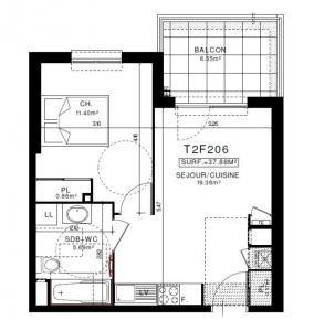Annonce Location 2 pi�ces Appartement Clermont-ferrand 63