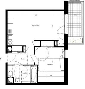 Annonce Location 2 pi�ces Appartement Grenoble 38