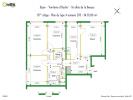 For rent Apartment Dijon  81 m2 4 pieces