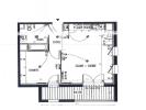 For rent Apartment Clisson  43 m2 2 pieces