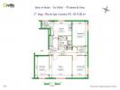 Location Appartement Semur-en-auxois  4 pieces 77 m2