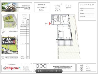 Louer Appartement Ostwald 880 euros