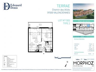 For rent Valenciennes 2 rooms 47 m2 Nord (59300) photo 3