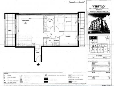 For rent Rennes 3 rooms 68 m2 Ille et vilaine (35000) photo 1