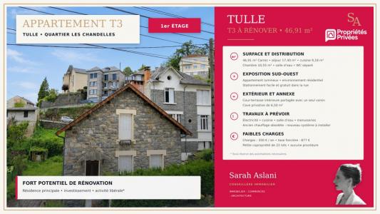 For sale Tulle 3 rooms 46 m2 Correze (19000) photo 0