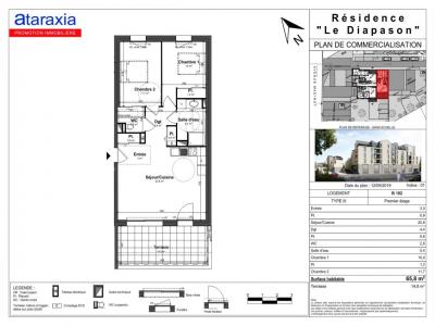 Louer Appartement 65 m2 Tours