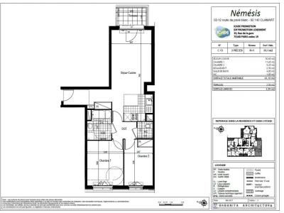 Annonce Location 3 pi�ces Appartement Clamart 92