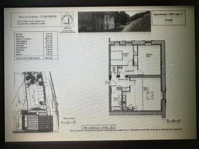 Annonce Location 3 pi�ces Appartement Brion 01