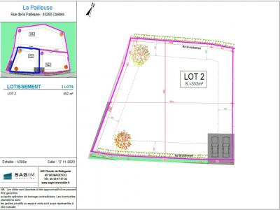 Annonce Vente Terrain Castets 40