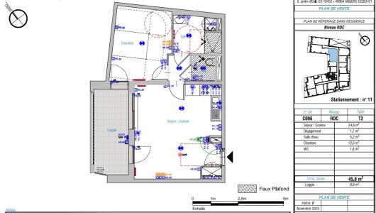 Louer Appartement 45 m2 Avrille