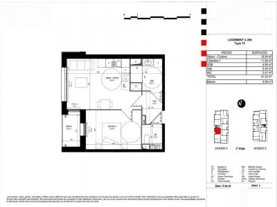 For rent Compiegne 2 rooms 41 m2 Oise (60200) photo 3