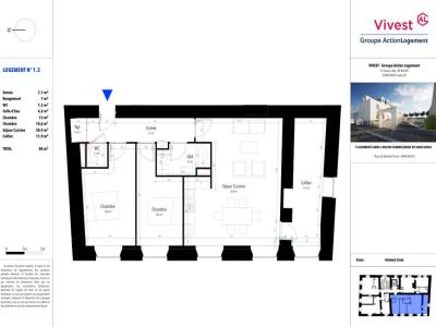 Louer Appartement 80 m2 Saint-avold