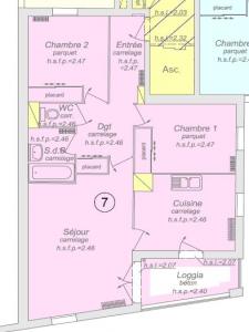Annonce Vente 3 pi�ces Appartement Vaulx-en-velin 69